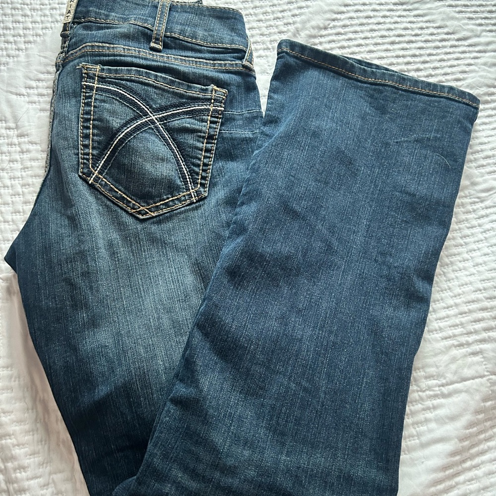 Ariat Women's Boot Cut Jeans in Deep Blue
